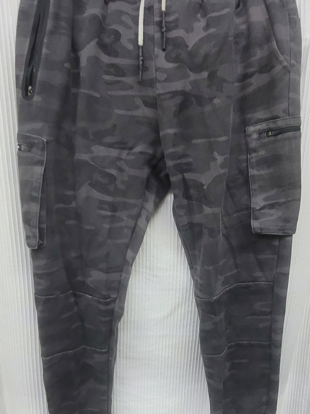 ASRV Men's Charcoal Camo Cargo Joggers